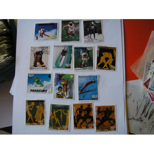 Timbres Oblitérés Du Paraguay
