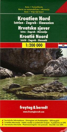 Kroatien Nord 1 : 200 000. Autokarte