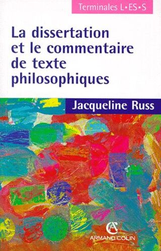 La Dissertation Et Le Commentaire De Texte Philosophiques