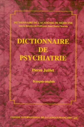 Dictionnaire De Psychiatrie
