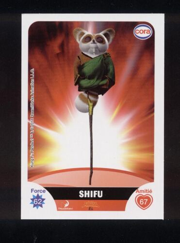 Carte Codée À Collectionner Le Collector Cora Kung Fu Panda 2 Shifu N° 61 / 112 Dreamworks