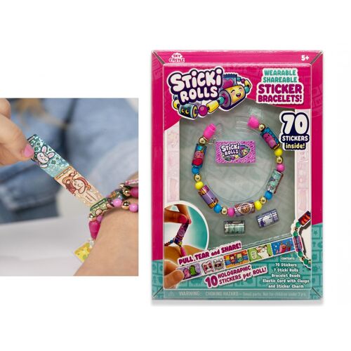 Sticki Rolls Sticki Rolls - Coffret Bracelet Avec Accessoires - 70 Stickers - Asst