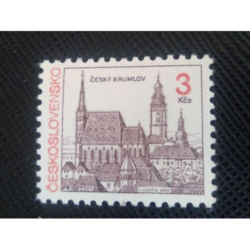 Timbre Tchecoslovaquie Y T 2931 Château De Cesky Krumlov 1992 ( 060708 )