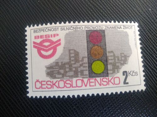 Timbre Tchecoslovaquie Y T 2912 Sécurité Routière 1992 ( 060708 )