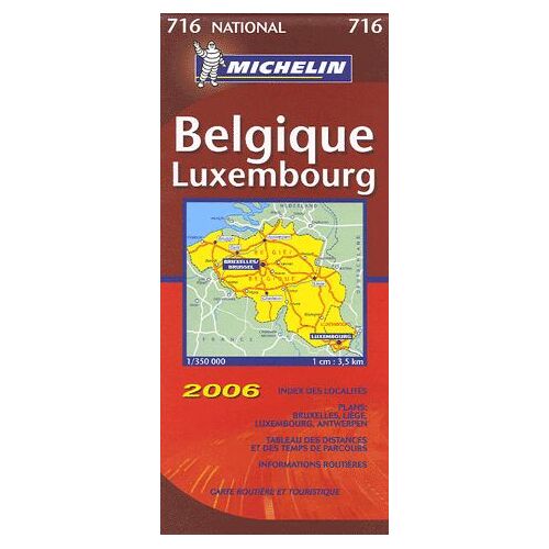 Belgique Luxembourg - 1/350 000