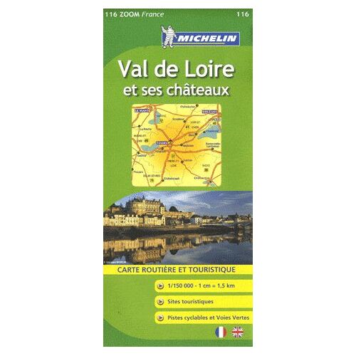 Val De Loire Et Ses Châteaux - Carte Zoom 116 - 1/150 000