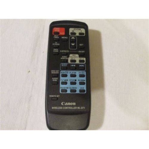 CANON MINI DV CAMCORDER WIRELESS REMOTE CONTROL WL-D71 GENUINE Télécommande Canon pour camescope