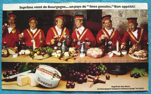 Publicité Papier - Fromage Suprême Des Ducs De 1975