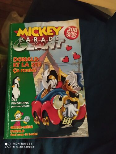 Mickey Parade Géant   N° 313 : Donald Et La 313 Ça Roule