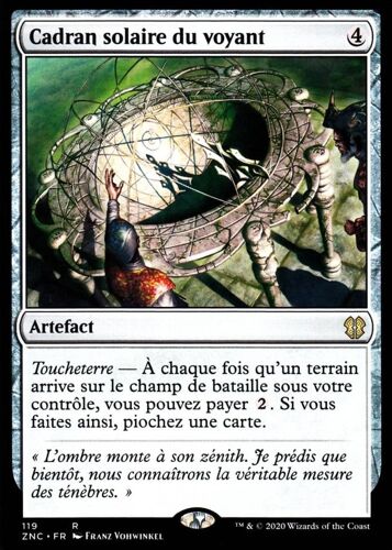 Cadran Solaire Du Voyant - Mtg - Commander Renaissance De Zendikar - R - 119