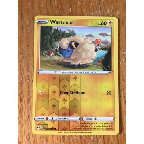 (845) Wattouat 55/189 Pokemon