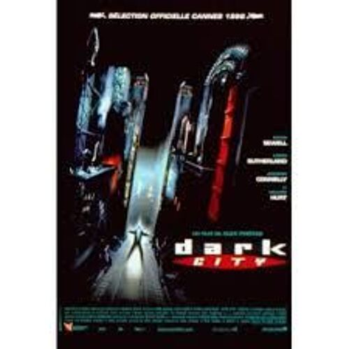 Dark City - Alex Proyas - Kiefer Sutherland - William Hurt - 1998 - Affiche De Cinéma Pliée Format 120x160 Cm