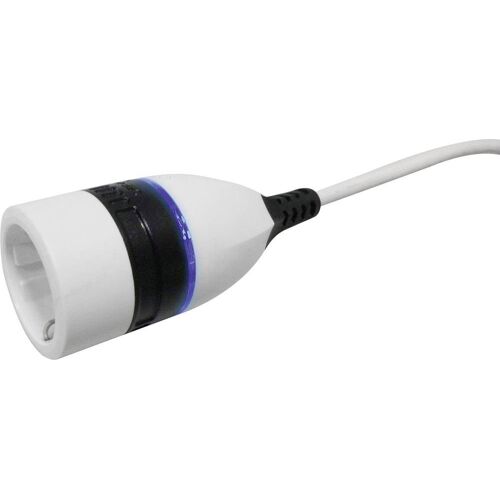 Segula Strom câble d'extension [ Schutzkontakt-Winkelprise mâle - Schutzkontakt-Embrayage] blanc 1.40 m Seg