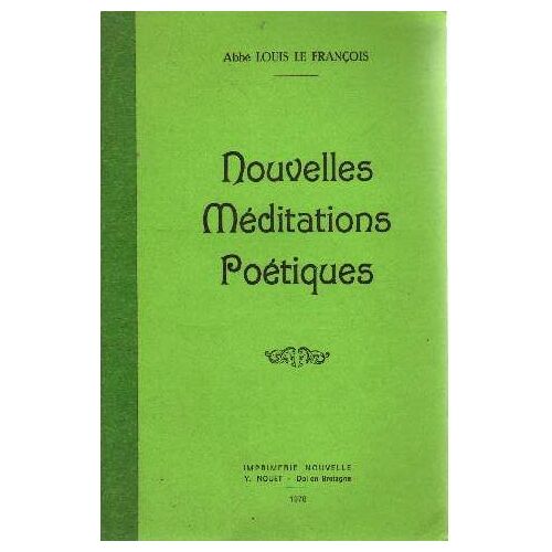 Nouvelles Méditations Poétiques