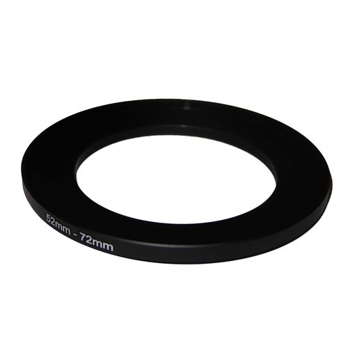 vhbw Bague d'adaptation de filtre Step-Up de 52 mm vers 72 mm pour objectif d'appareil photo - Adaptateur, métal, noir