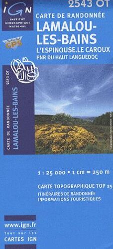 Lamalou-Les-Bains 1 : 25 000