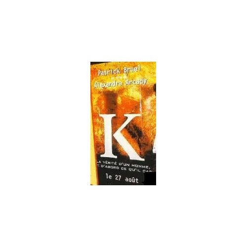 K - Patrick Bruel - Alexandre Arcady - 1997 - Affiche De Cinéma Pliée 120x160 Cm