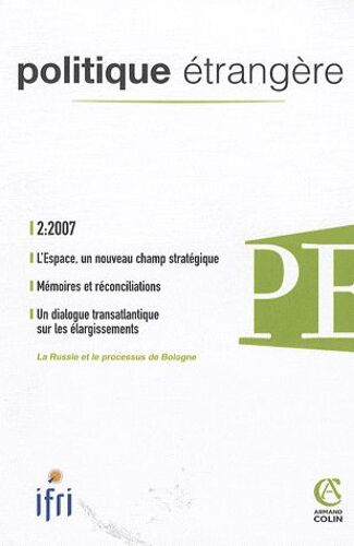 Politique Étrangère N° 2, 2007