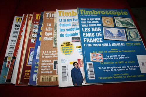 Lot De 9 Timbroscopie N°139 À 147 Octobre 96 À Juin 97