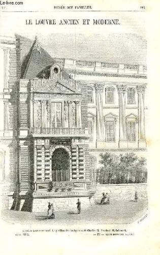 Le Musée Des Familles - Lecture Du Soir - Deuxième Série - Livraison N°25 - Le Louvre Ancien Et Moderne Par Wallut, Livraison Consacrée À Ce Sujet