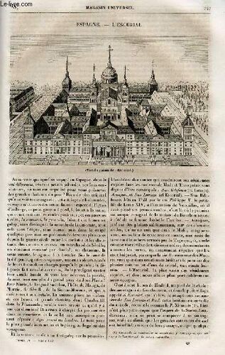Le Magasin Universel - Tome Quatrième - Livraison N°48 - Espagne - L'escurial