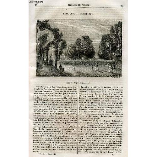 Le Magasin Universel - Tome Quatrième - Livraison N°46 - Belgique - Bruxelles