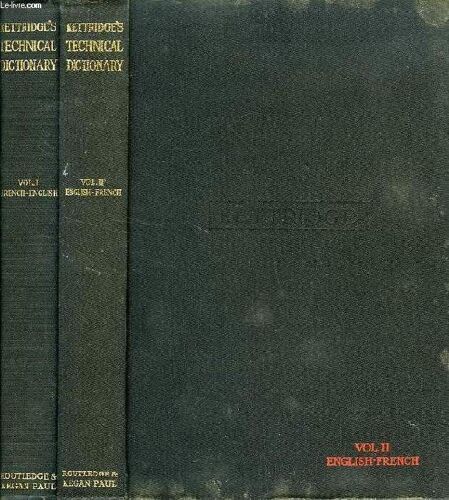 French-English, And English-French Dictionary, 2 Volumes