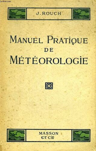 Manuel Pratique De Meteorologie