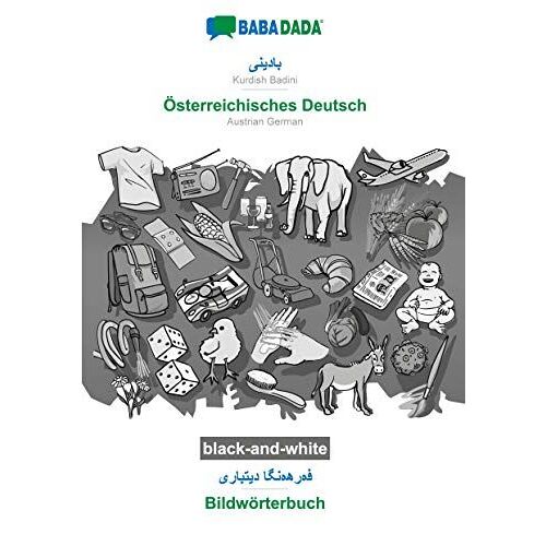 Kurdish Badini (In Arabic Script) - Österreichisches Deutsch, Visual Dictionary, Bw