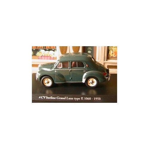 Renault 4cv Berline Grand Luxe Type R1060 1950 Eligor Hachette 1/43-Eligor