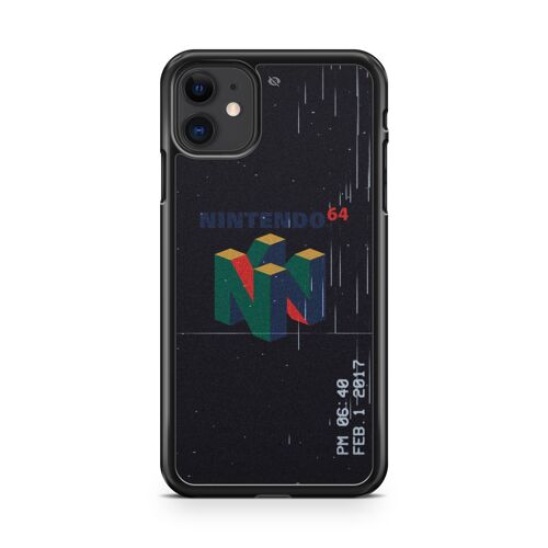 Coque Fifrelin Noire pour iPhone 11 PRO MAX N64 Console de Jeux