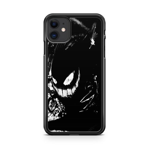 Coque Fifrelin Noire Pour Iphone 11 Pro Ectoplasma Gengar Pokemon Black White