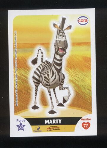Carte À Collectionner Le Collector Cora Marty Madagascar N° 36 / 112 Dreamworks