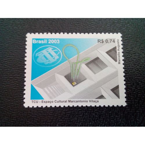 Timbre Bresil Yt 2852 Marcantonio Vilaça Contrôle Fédéral De L'espace Culturel 2003 ( 81004 )