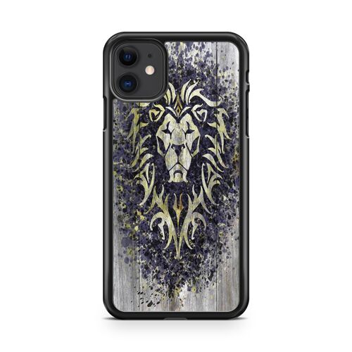 Coque Fifrelin Noire pour iPhone 11 PRO MAX World of Warcraft WOW alliance Lion