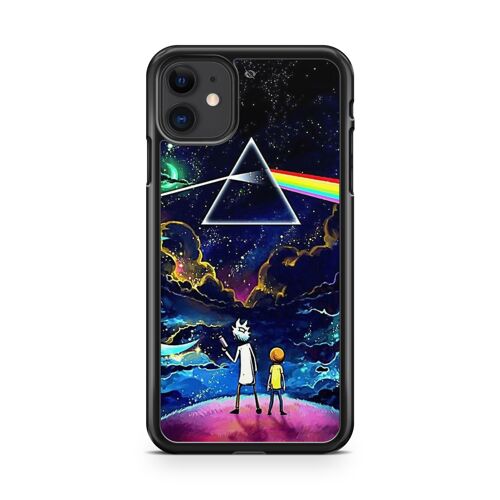 Coque Fifrelin Noire pour iPhone 11 PRO MAX Rick and Morty Galaxy Space