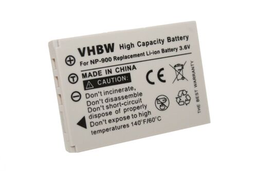 vhbw Batterie remplacement pour Olympus Li-80B pour appareil photo (650mAh, 3,6V, Li-ion)