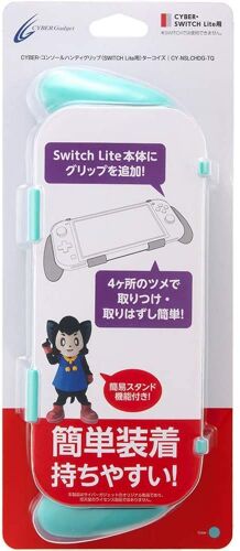 Cyber · Console Handy Grip For Nintendo Switch Lite (Turquoise) [Import Japonais]