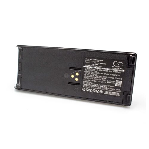 vhbw Li-Ion batterie 1800mAh (7.4V) pour radio talkie-walkie comme Motorola NTN7143