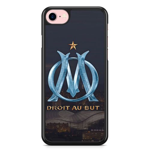 Coque Fifrelin Noire Pour Iphone 7 Et Iphone 8 Om Olympique De Marseille Logo Foot