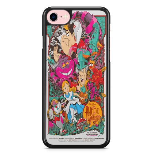 Coque Fifrelin Noire pour iPhone 6 PLUS et iPhone 6S PLUS Alice in Wonderland au pays des merveilles Disney