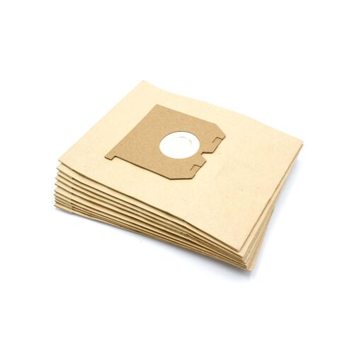 vhbw 10x Sacs compatible avec Progress P153, P155, P1610, P1630, P1850, P1860A aspirateur - papier, 24cm x 18cm, couleur sable