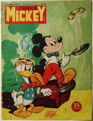 Le Journal De Mickey  N° 36 : Nouvelle Serie
