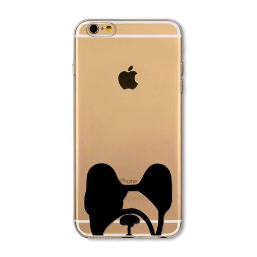 COQUE iPHONE 5 5S SE LE CHIEN STAFF AMERICAIN SILICONE SOUPLE (TPU)