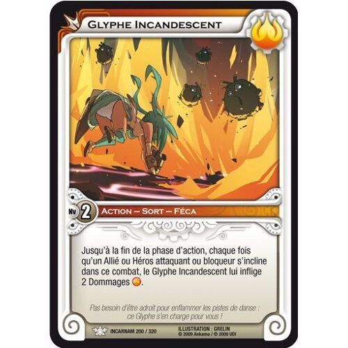 Wakfu Tcg - Glyphe Incandescent Incarnam 200/320