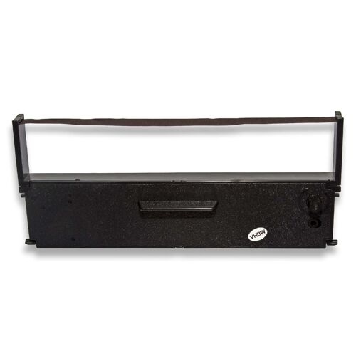 vhbw 1x Ruban encreur compatible avec Epson TM-U 590, TM-H 5000 Serie, TM-H 5000 P, TM-H 5000 II imprimante matricielle ou de reçus - noir