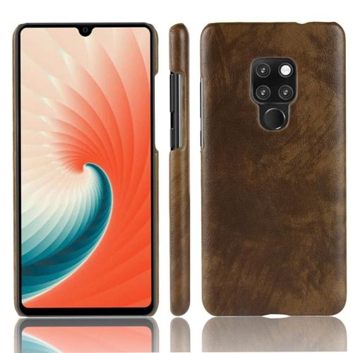 Rétro Étui Pour Huawei Mate 20 X Housse De Protection Compatibilité Anti Éraflure Rétro Modèle De Litchi - Le Brun