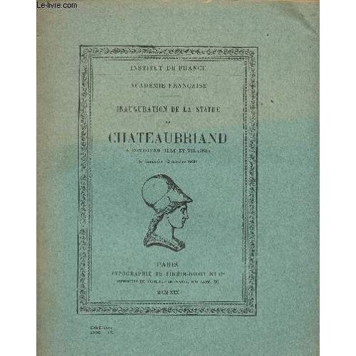Inauguration De La Statue De Chateaubriand À Combourg Le Dimanche 12 Octobre 1930 - Institut De France, Académie Française - N°17