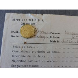 Ww2 / Prisonniers De Guerre Allemands / Depot 301 Pga / Cherbourg / Original