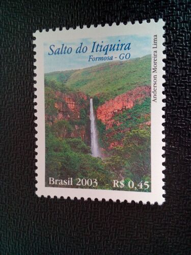 Timbre Bresil Yt 2823 Cascades Brésiliennes - Salto Ii Sur La Rivière Preto Et Itiquira 2003 ( 81004 )